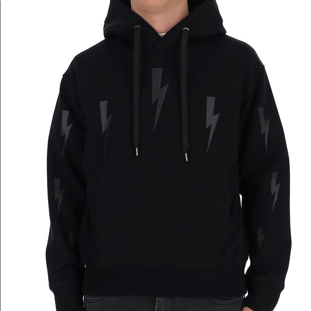 Neil Barrett Thunder Strikes Hoodie